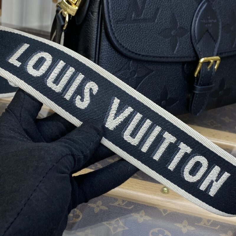 Replica Louis Vuitton Nano Diane Satchel Black - realistic designer-inspired fake bag