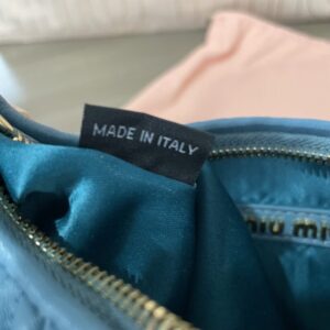 Replica Miu Miu Wander Blue - best quality luxury bag dupe