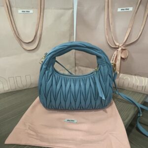 Replica Miu Miu Wander Blue - near-authentic luxury replica handbag