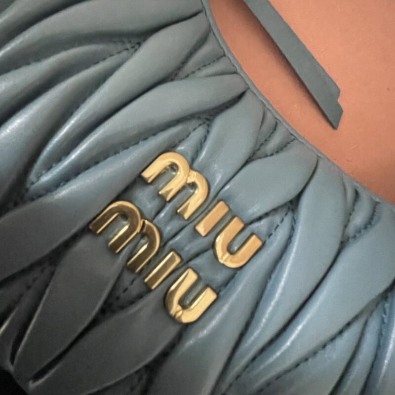 Replica Miu Miu Wander Blue - near-authentic luxury replica handbag