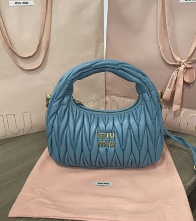 Replica Miu Miu Wander Blue - premium-grade designer purse dupe