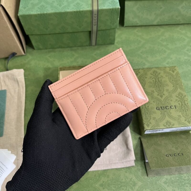 Replica Gucci Marmont Card Holder Pink - near-authentic luxury replica handbag