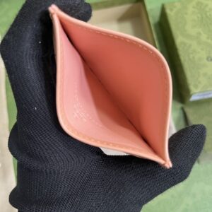 Replica Gucci Marmont Card Holder Pink - authentic-look luxury purse replica