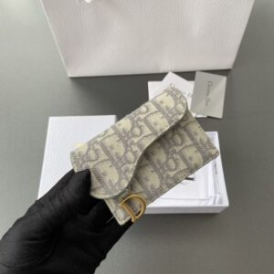 Replica Dior Bloom Card Holder Beige - realistic designer-inspired fake bag