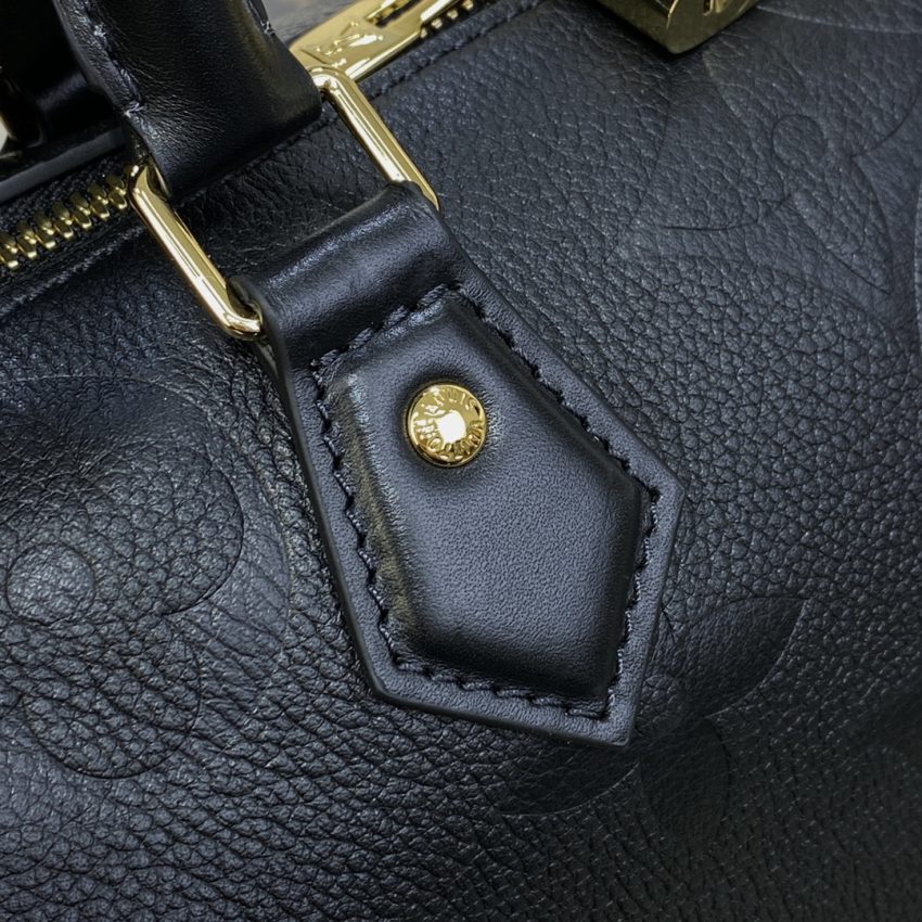 Replica Louis Vuitton Speedy Bandouliere 25 Black - best-selling designer handbag dupe