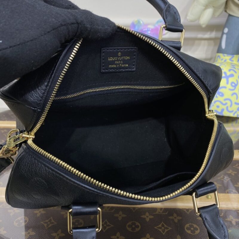 Replica Louis Vuitton Speedy Bandouliere 25 Black - high-quality designer bag clone