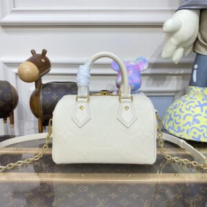 Replica Louis Vuitton Speedy Bandouliere 20 White - best-selling designer handbag dupe