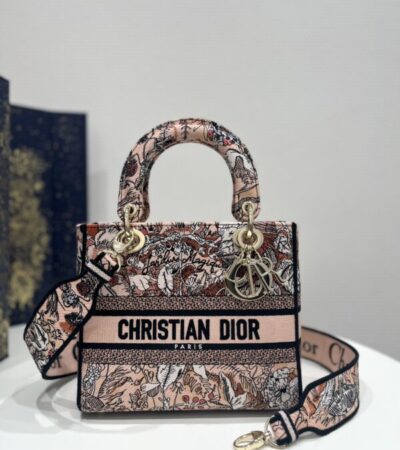 Replica Lady Dior D-Lite Flower - top-rated replica designer bag