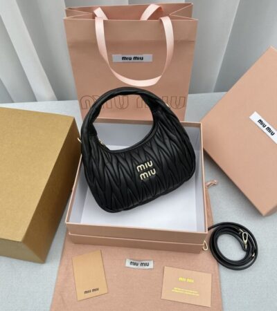 Replica Miu Miu Wander Black - premium-grade designer purse dupe