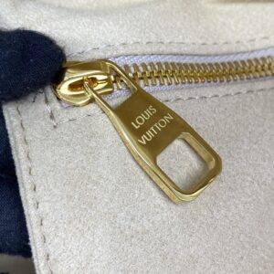 Replica Louis Vuitton Neverfull MM Full Beige - premium 1:1 fake handbag model