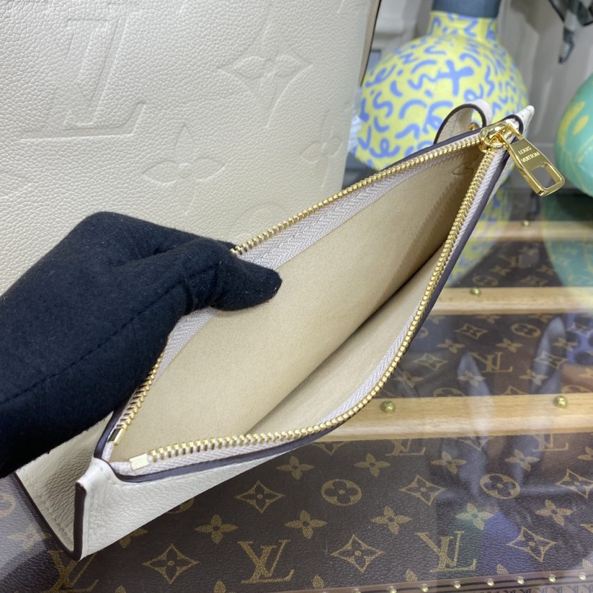 Replica Louis Vuitton Neverfull MM Full Beige - top-tier luxury replica shoulder bag