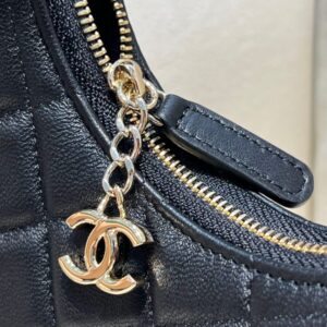 Replica CHANEL 23P Chain Around Crescent Hobo - high-quality designer bag clone