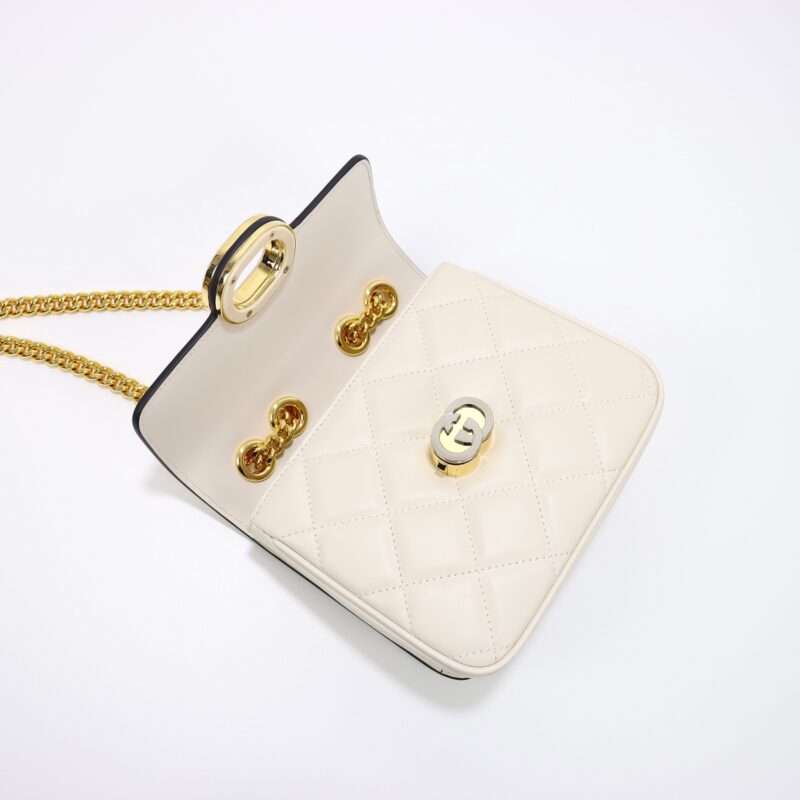 Replica Gucci Gucci Deco Double G White - high-accuracy replica luxury purse