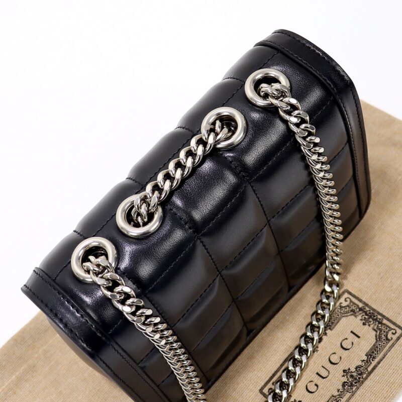 Replica Gucci Gucci Deco Double G Black - high-end fake designer purse