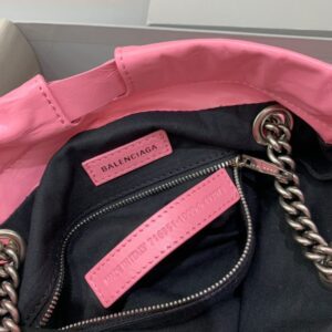 Replica Balenciaga Crush Small Tote Pink - high-quality designer bag clone