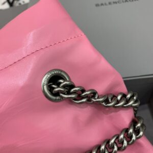 Replica Balenciaga Crush Small Tote Pink - best quality luxury bag dupe