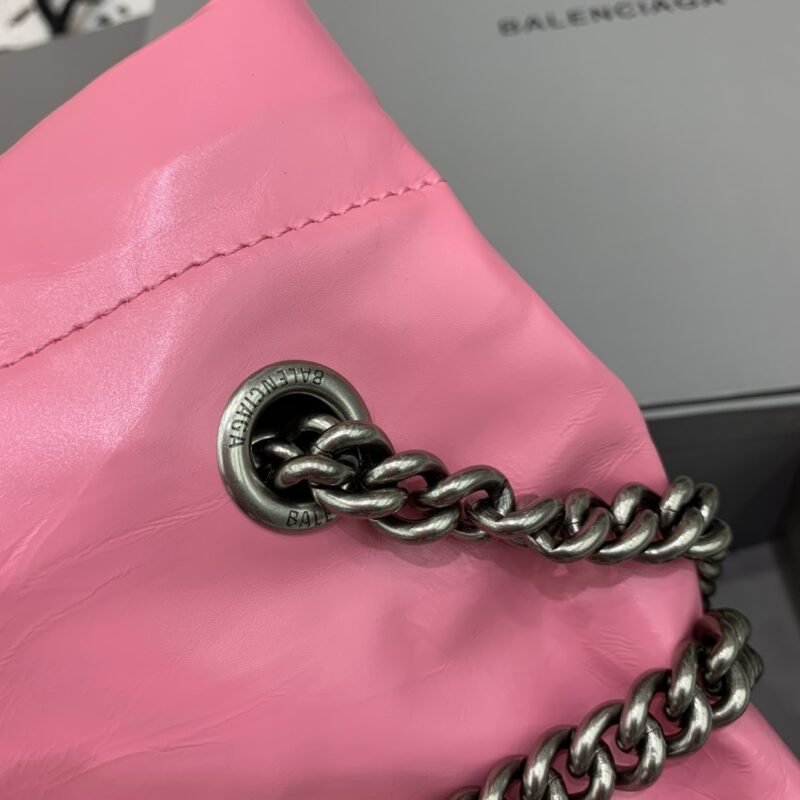 Replica Balenciaga Crush Small Tote Pink - best quality luxury bag dupe