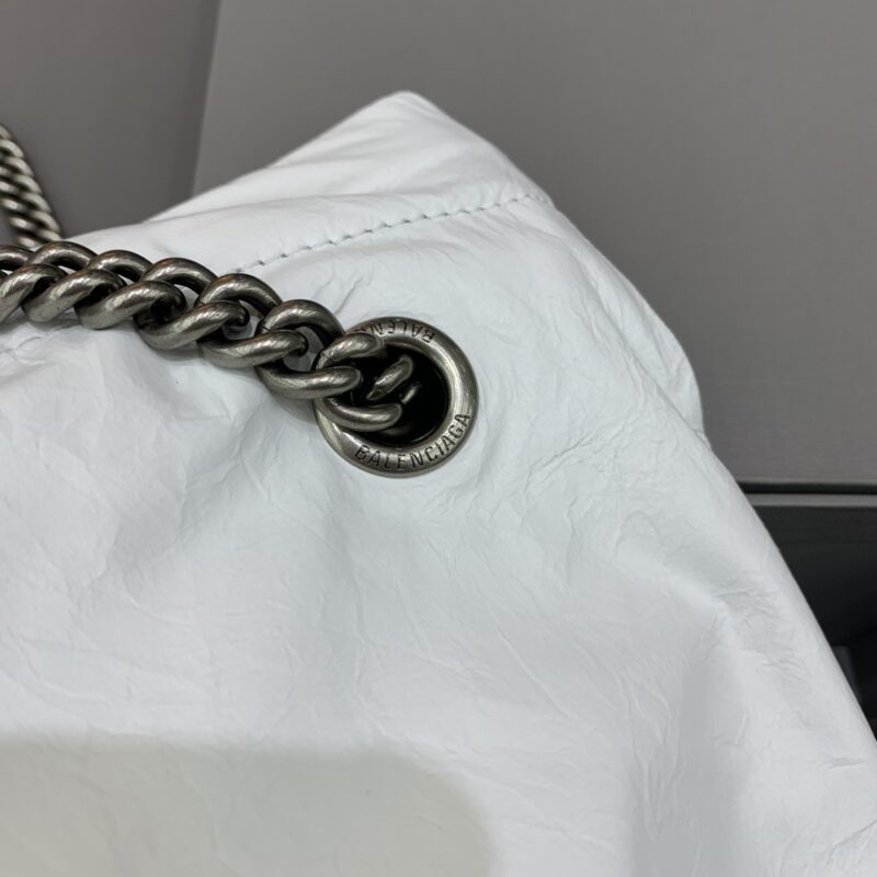Replica Balenciaga Crush Small Tote White - high-quality designer bag clone