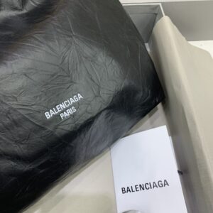 Replica Balenciaga Crush Small Tote Black - 1:1 designer replica handbag