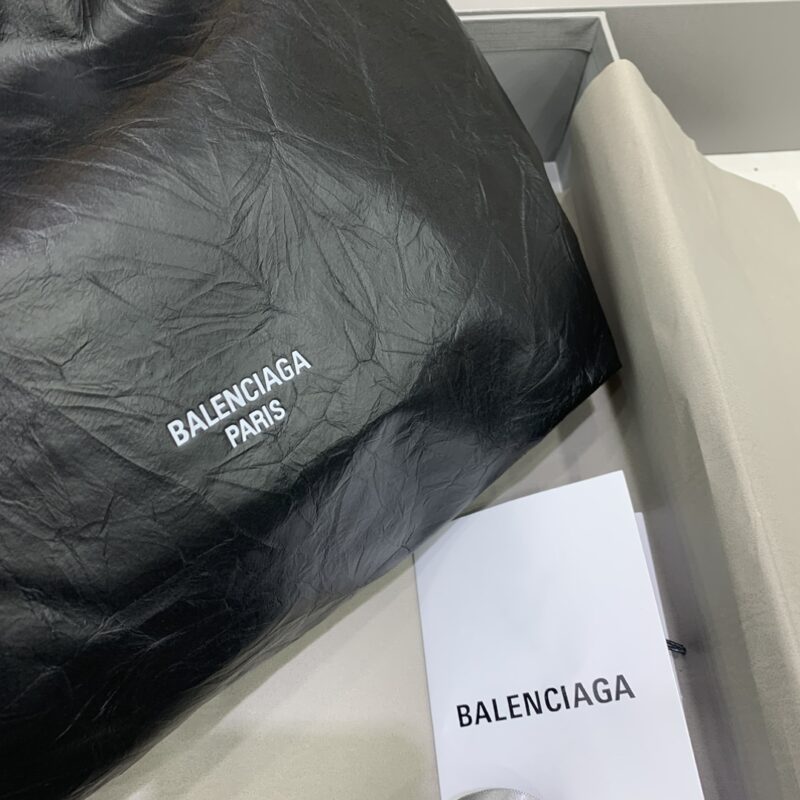 Replica Balenciaga Crush Small Tote Black - 1:1 designer replica handbag