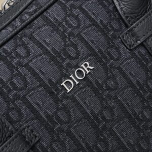 Replica Dior Oblique Briefcase Black - ultra-realistic fake designer tote