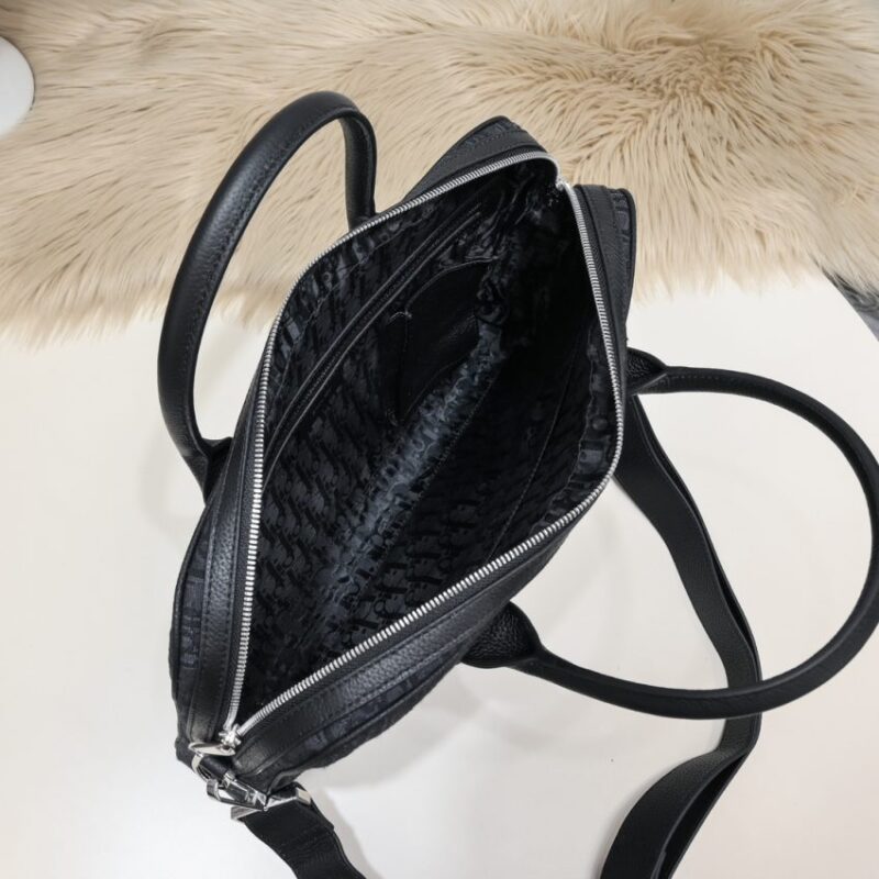 Replica Dior Oblique Briefcase Black - high-accuracy replica luxury purse