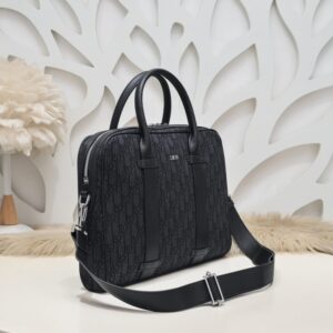Replica Dior Oblique Briefcase Black - ultra-realistic fake designer tote