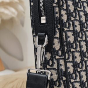 Replica Dior Oblique Briefcase White - high-quality designer bag clone