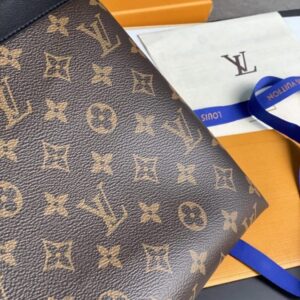 Replica Louis Vuitton To Go Pochette Brown - realistic designer-inspired fake bag
