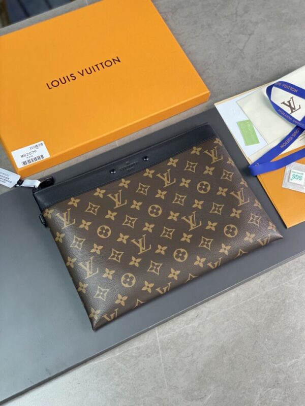 Replica Louis Vuitton To Go Pochette Brown - elite superclone designer purse