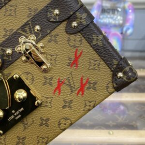 Replica Louis Vuitton Petite Malle Brown - authentic-look luxury purse replica