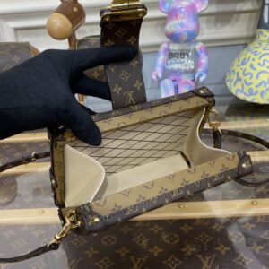 Replica Louis Vuitton Petite Malle Brown - 1:1 designer replica handbag