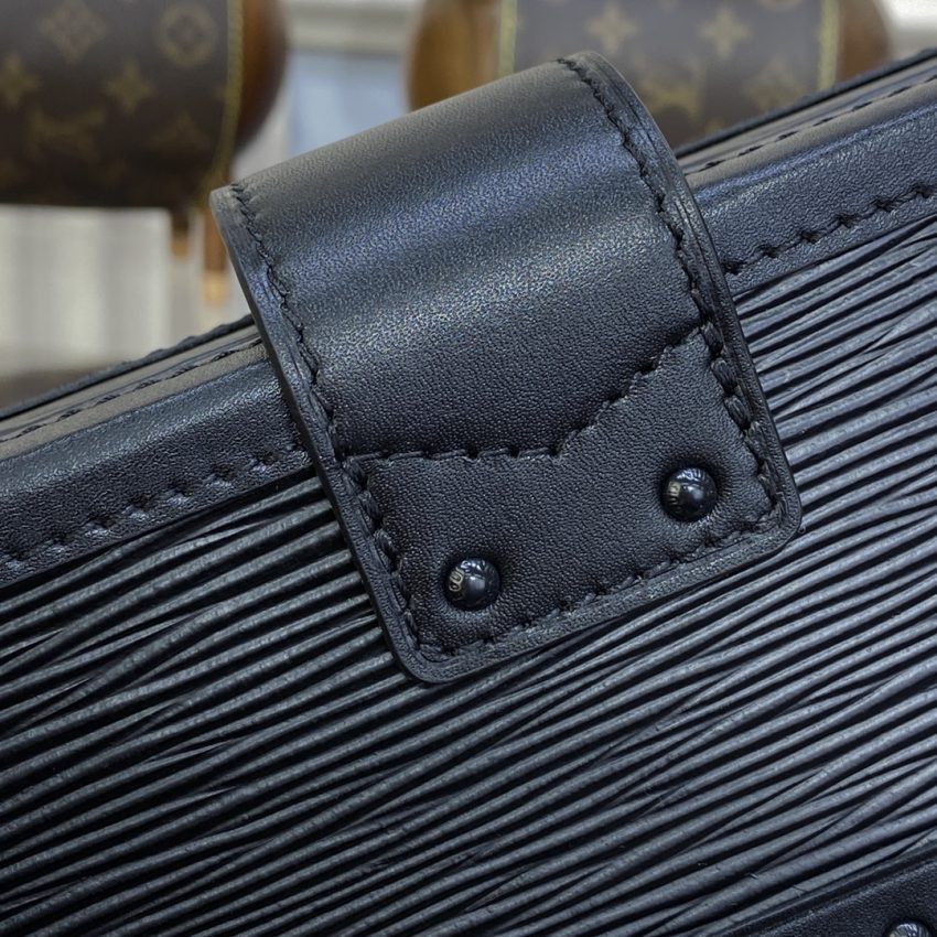Replica Louis Vuitton Petite Malle Full Black - high-quality designer bag clone
