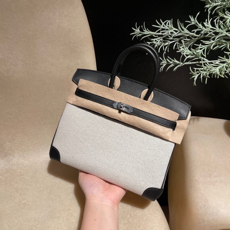 Replica Hermes Birkin Swift Black Silver - top-rated replica designer bag