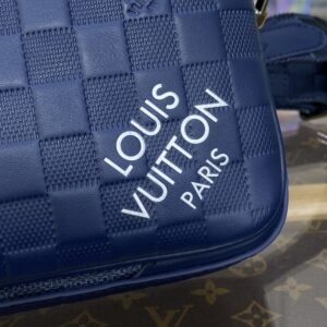 Replica Louis Vuitton Trio Messenger Blue Grid - best-selling designer handbag dupe