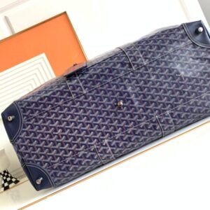 Replica Goyard Bowling 55 Bag Dark Blue - ultra-realistic fake designer tote