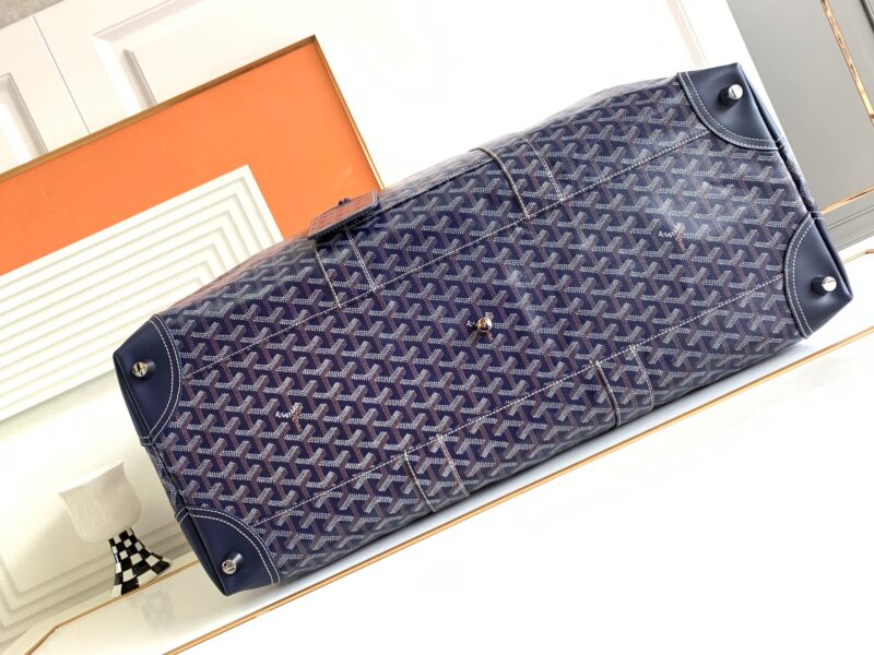 Replica Goyard Bowling 55 Bag Dark Blue - ultra-realistic fake designer tote