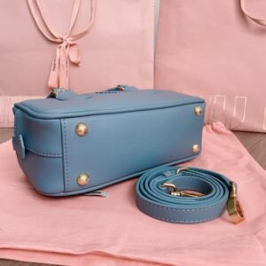 Replica Miu Miu Arcadie Small Full Blue - ultra-realistic fake designer tote