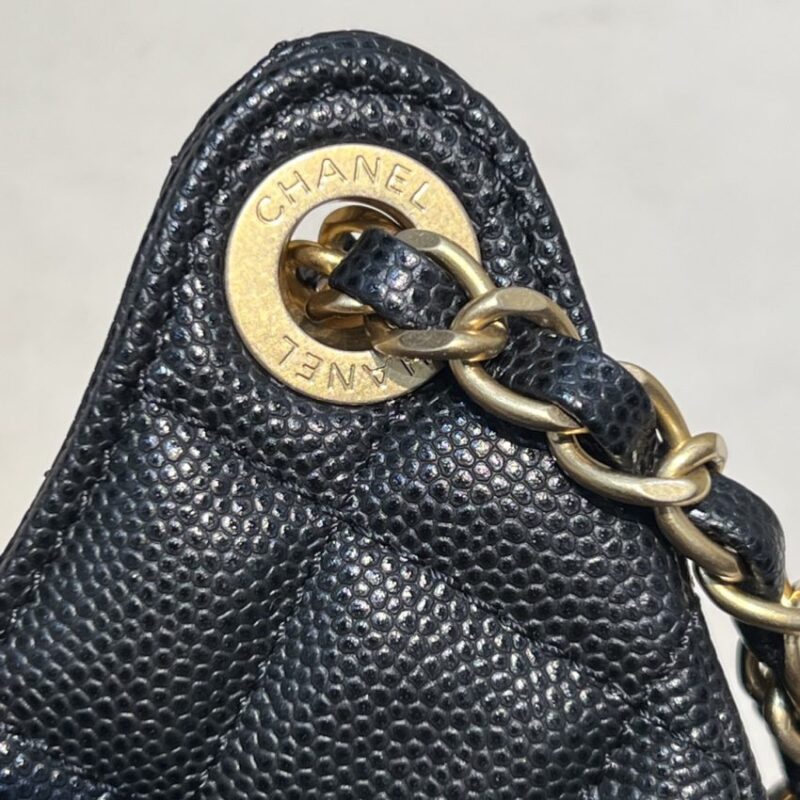 Replica CHANEL 23c Hobo Small Black - best quality luxury bag dupe