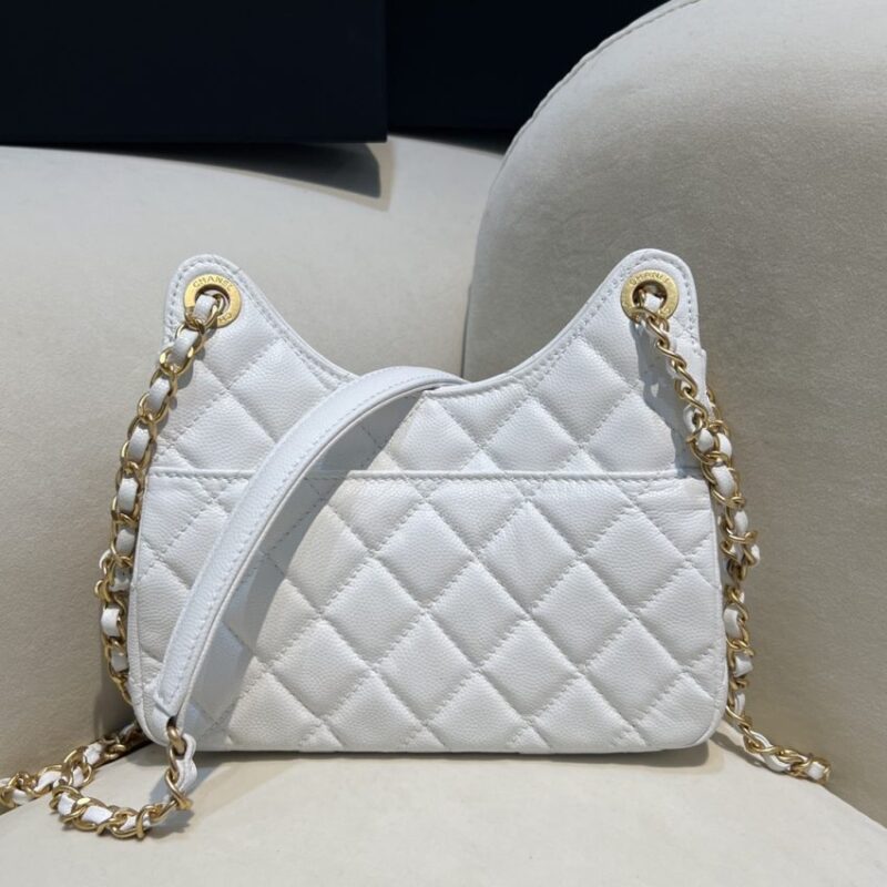 Replica CHANEL 23c Hobo Small White - best-selling designer handbag dupe
