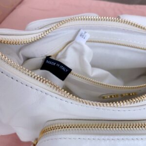 Replica Miu Miu Nappa Pocket Bag White - high-accuracy replica luxury purse