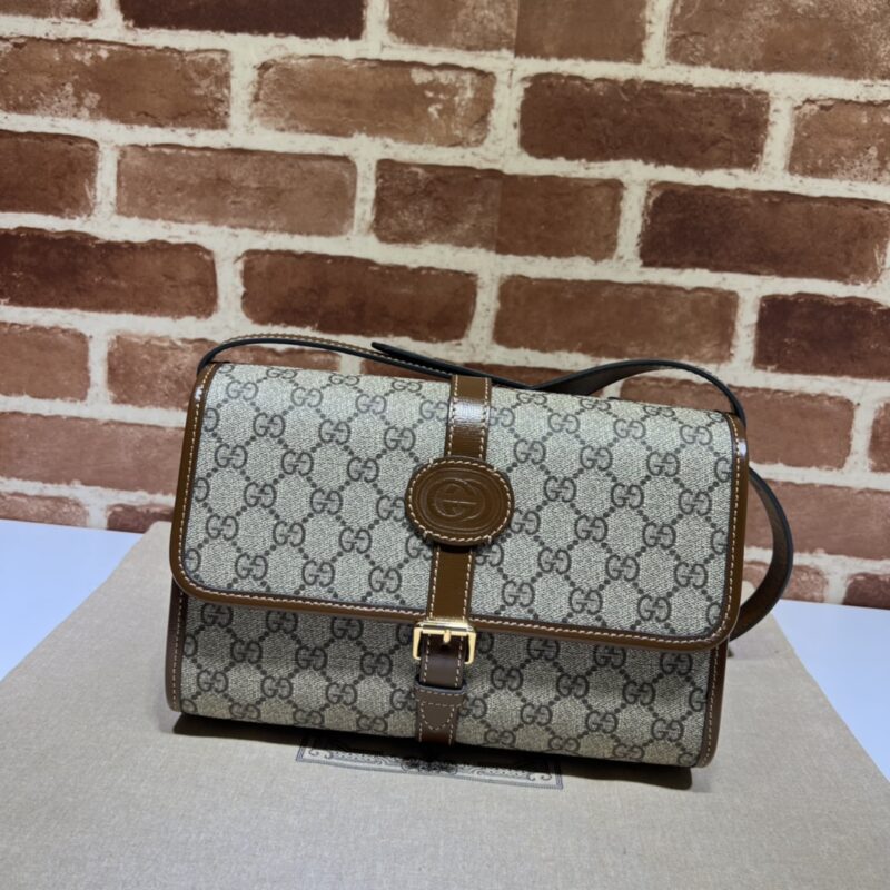 Replica Gucci GG messenger Beige Canvas - near-authentic luxury replica handbag