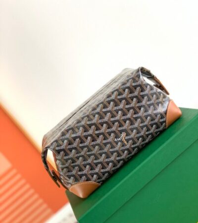 Replica Goyard Toiletry Bag Brown - authentic-look luxury purse replica