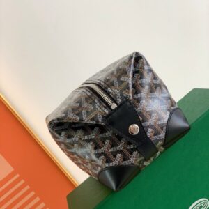 Replica Goyard Toiletry Bag Black - premium 1:1 fake handbag model