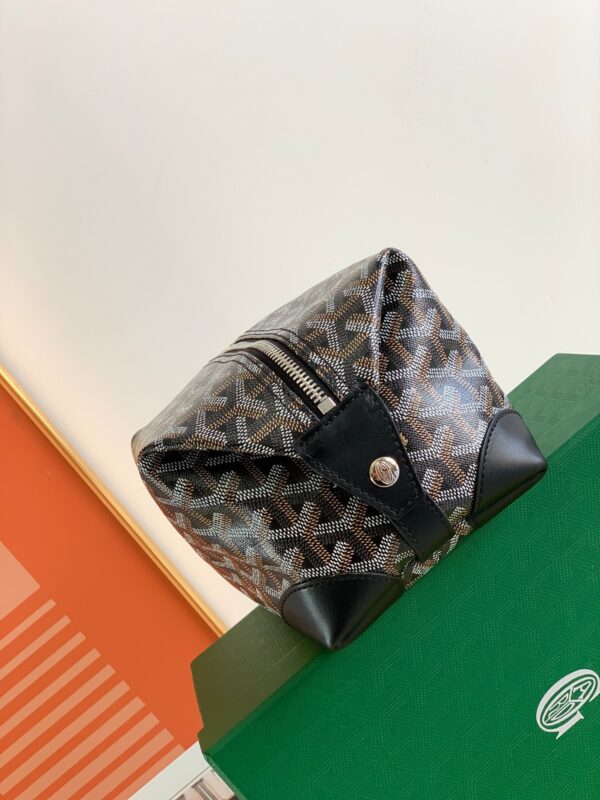 Replica Goyard Toiletry Bag Black - premium 1:1 fake handbag model