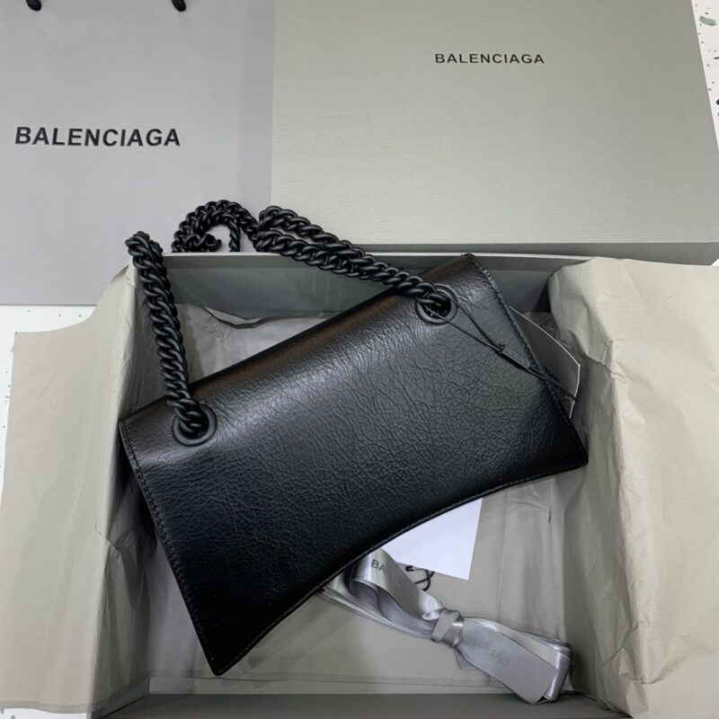 Replica Balenciaga Crush Small Full Black 2.0 - elite superclone designer purse