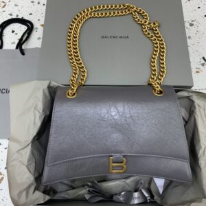 Replica Balenciaga Crush Large Grey - ultra-realistic fake designer tote