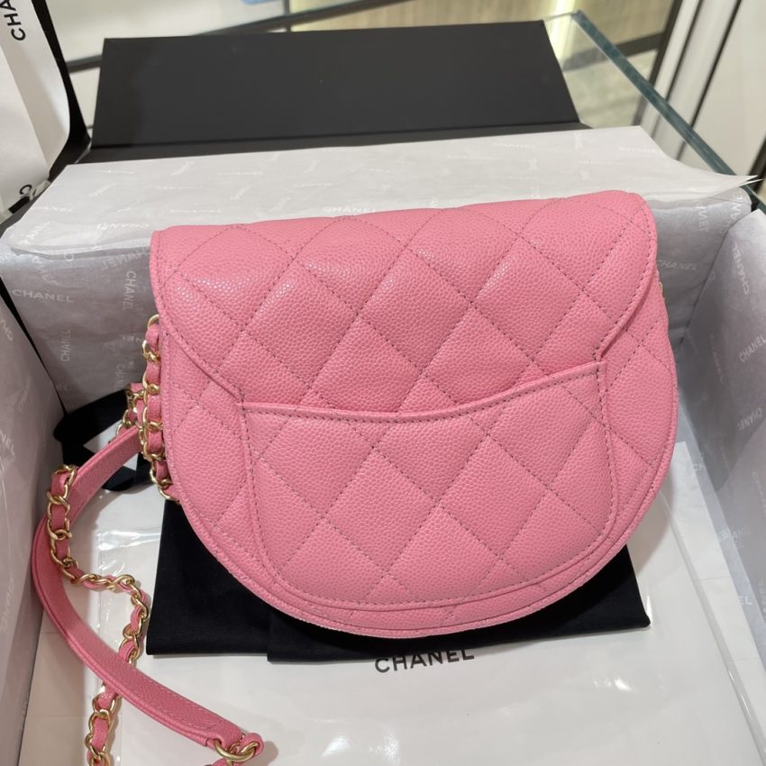 Replica CHANEL 23P Saddle Bag Pink - top-rated replica designer bag