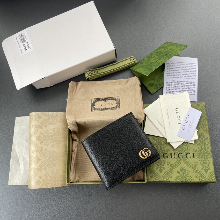 Replica Gucci Marmont Wallet Black - high-accuracy replica luxury purse