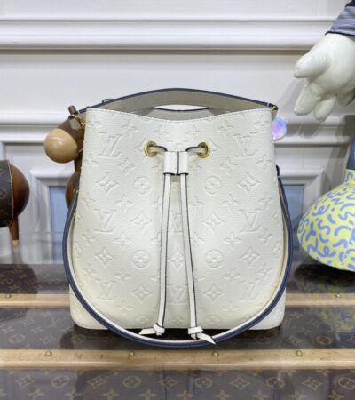 Replica Louis Vuitton Noe Bucket White MM - ultra-realistic fake designer tote